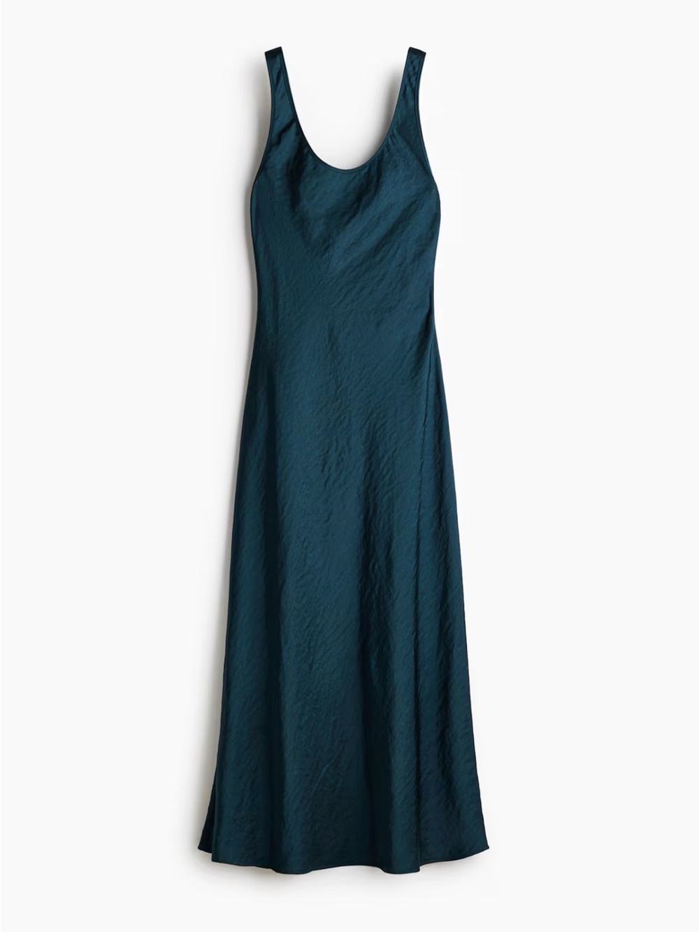 H&M Satin Dark Turquoise Slip Dress (size small)